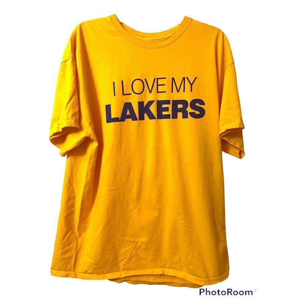 Los Angeles Lakers I Love My Lakers T-Shirt, Men's XL